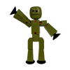 Фигурка Stikbot для анимационного творчества (милитари) (TST616-23UAKDM)