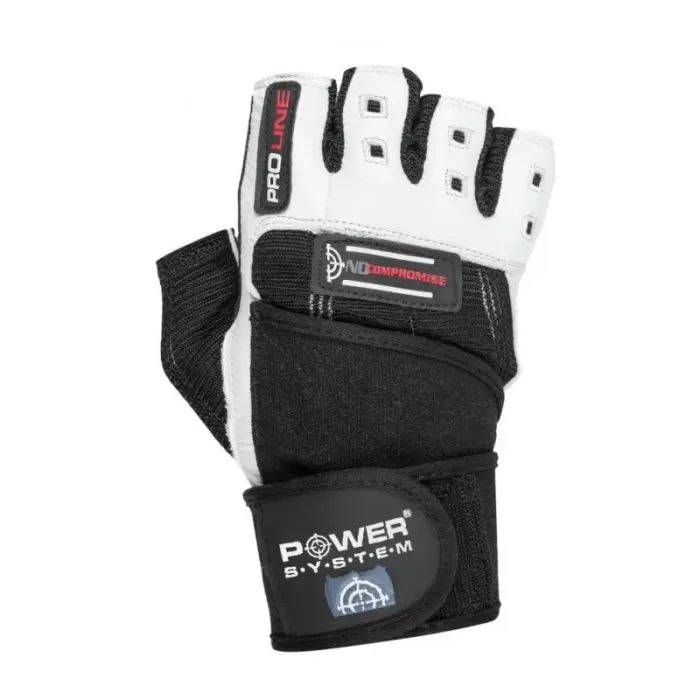 Перчатки для фитнеса Power System No Compromise PS-2700 Black/White L (PS-2700_L_Black-White) изображение 3