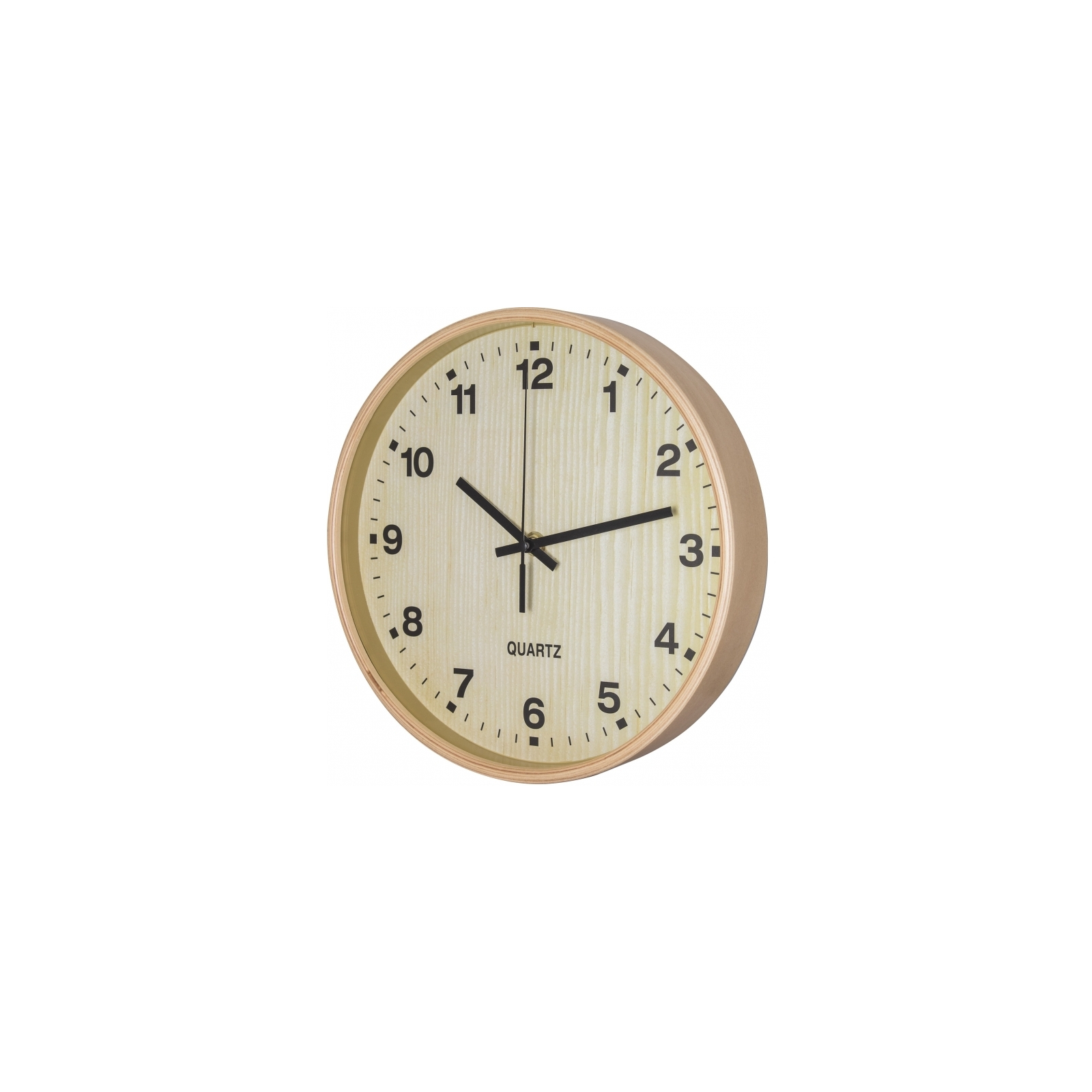 Настінний годинник Optima Promo Natural дерев'яний, світлий (O52081-42) зображення 2