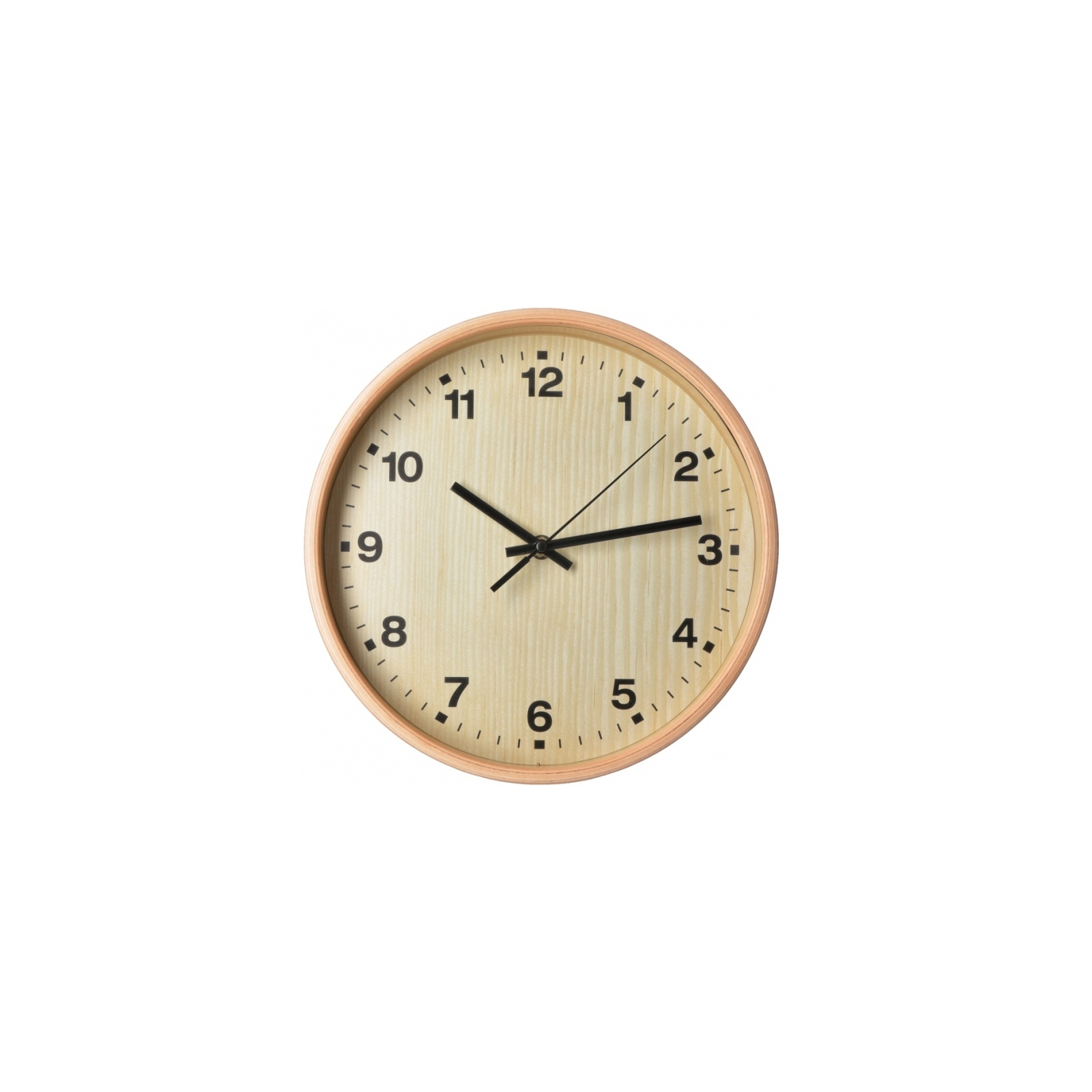 Настінний годинник Optima Promo Natural дерев'яний, світлий (O52081-42)