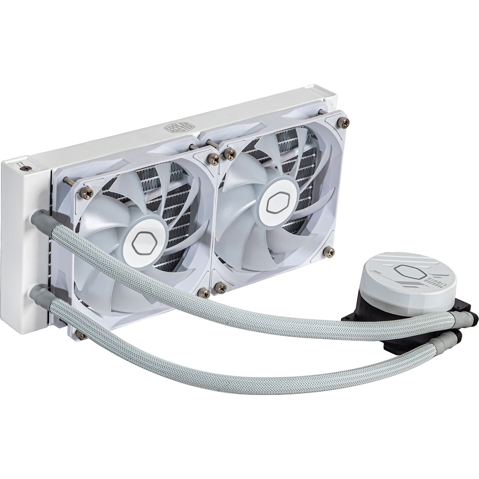 Система жидкостного охлаждения CoolerMaster MasterLiquid 240L Core ARGB White (MLW-D24M-A18PZ-RW) изображение 5