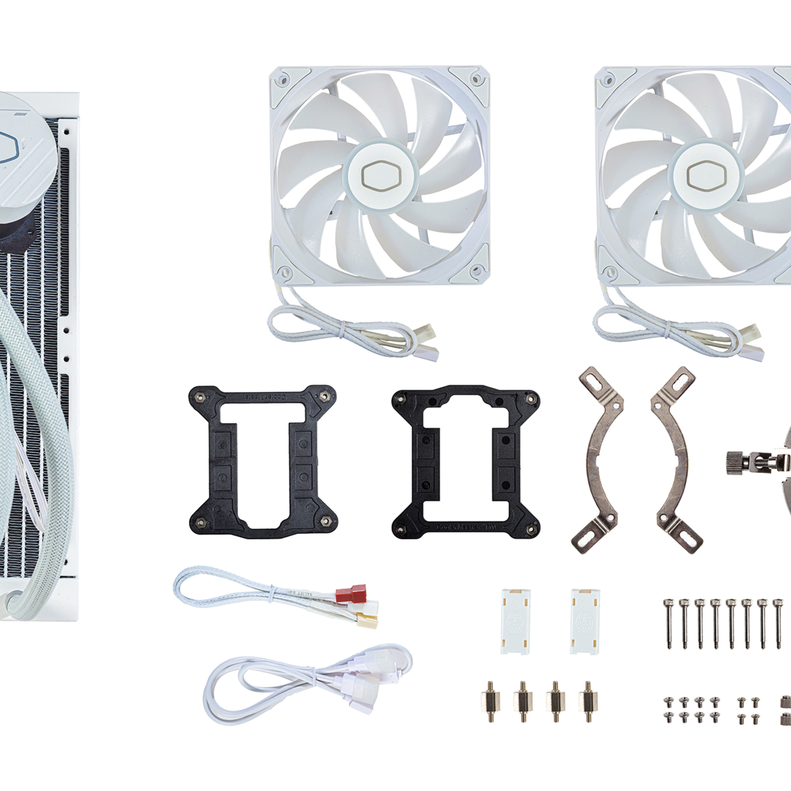 Система жидкостного охлаждения CoolerMaster MasterLiquid 240L Core ARGB White (MLW-D24M-A18PZ-RW) изображение 6