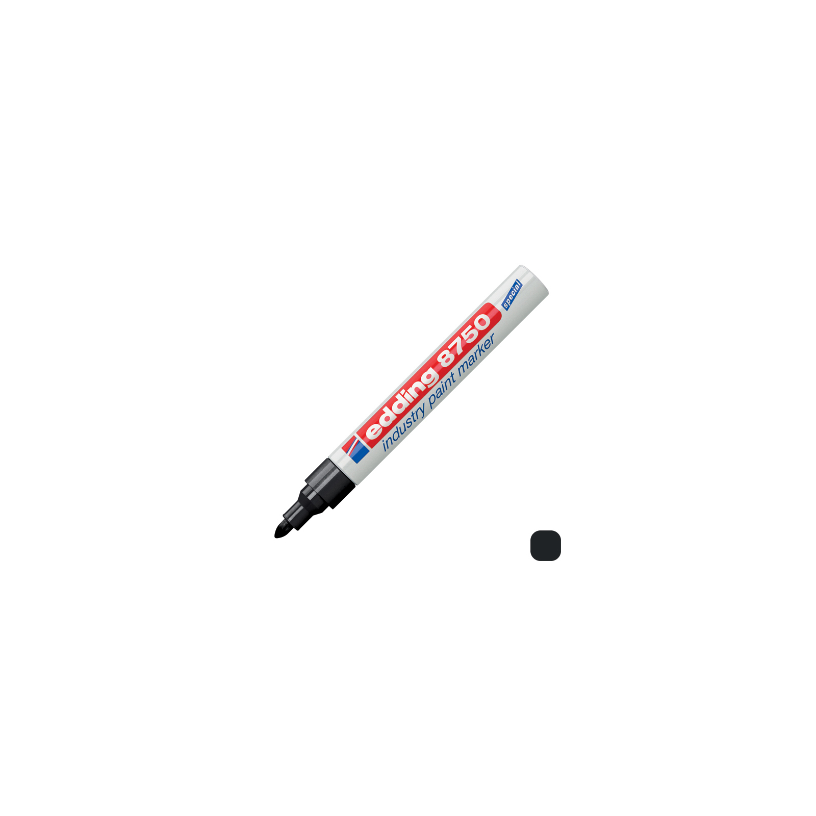 Маркер Edding Специальный промышленный лак-маркер Industry Paint 8750 2-4 мм Черный (e-8750/01) изображение 2