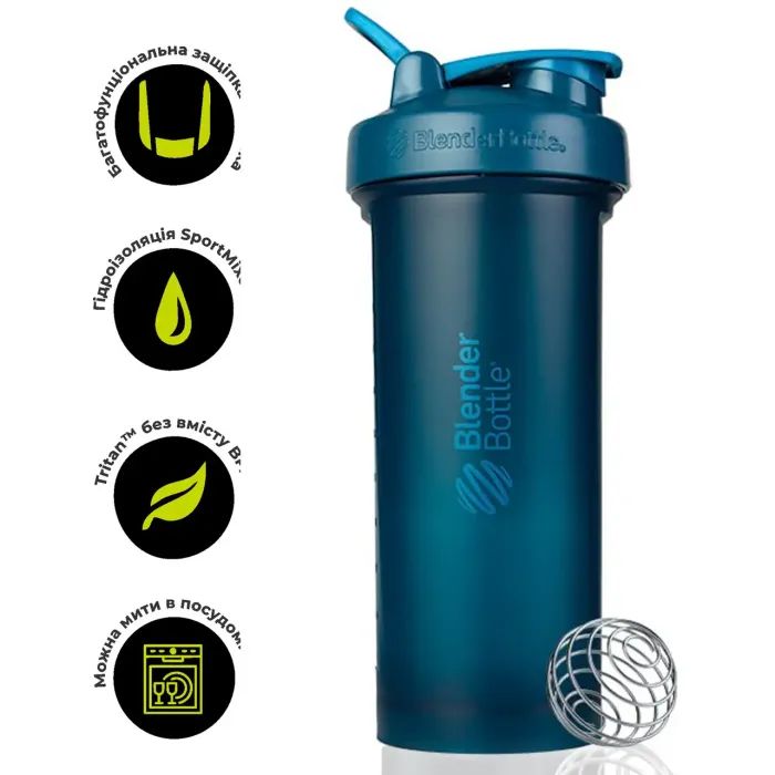 Шейкер спортивный BlenderBottle Pro45 1270ml Emerald Green (Pro45_Emerald_Green)