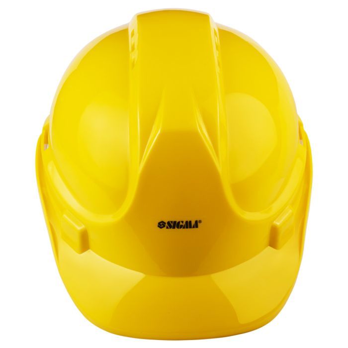 Каска защитная Sigma 8 точек крепления (оранжевая) (9414531)