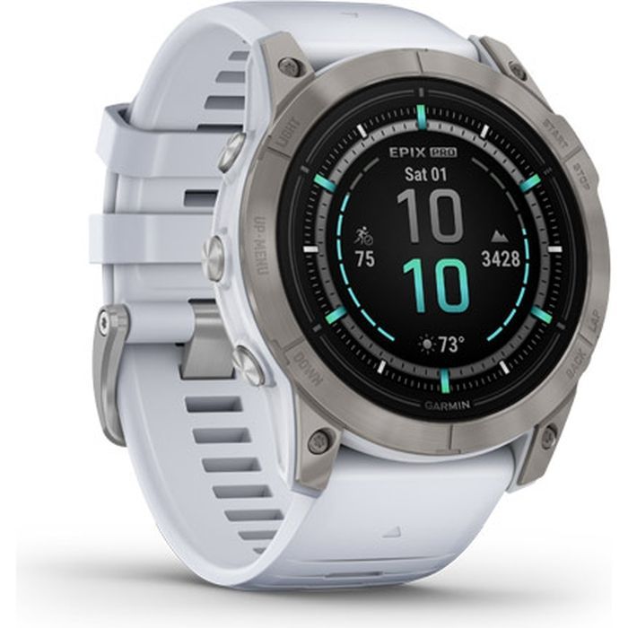 Смарт-часы Garmin EPIX PRO (g2), 51, Saph, Ti, Whitestone, GPS (010-02804-11) изображение 3