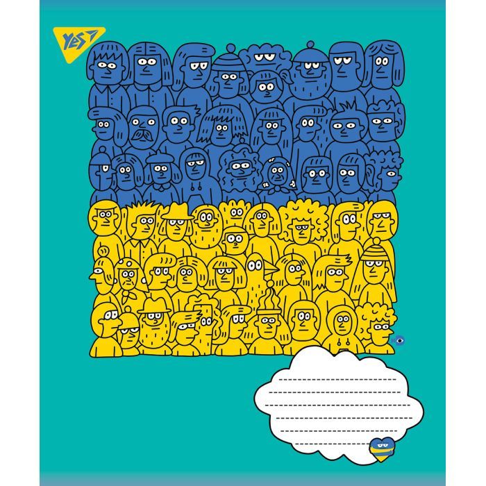 Зошит Yes А5 Ukraine 60 аркушів, лінія (766243) зображення 3