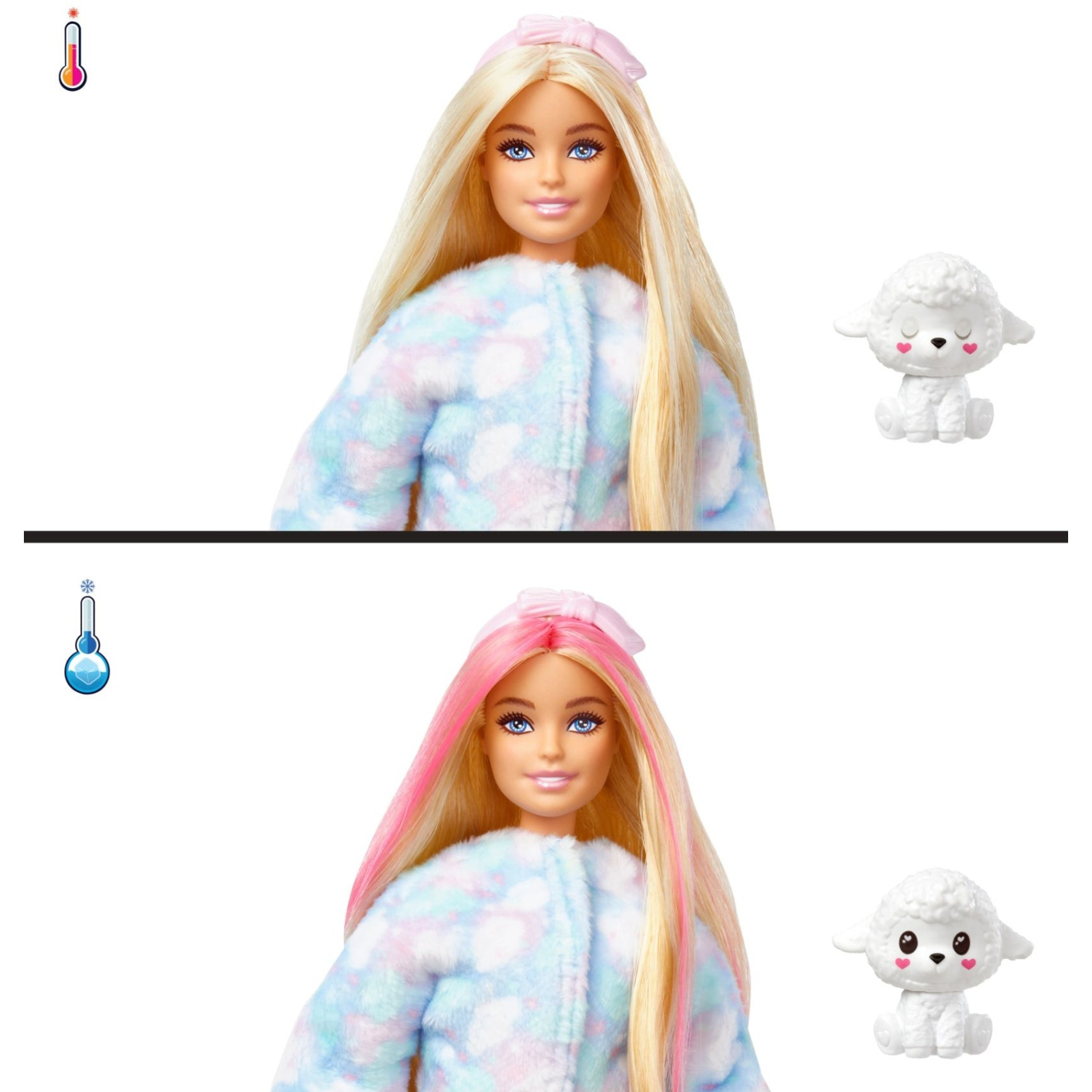 Кукла Barbie Cutie Reveal Мягкие и пушистые Ягненок (HKR03) изображение 4
