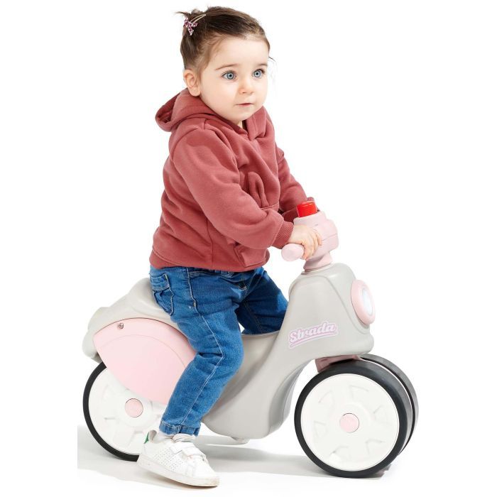 Беговел Falk Strada бело-розовый (802S) изображение 4