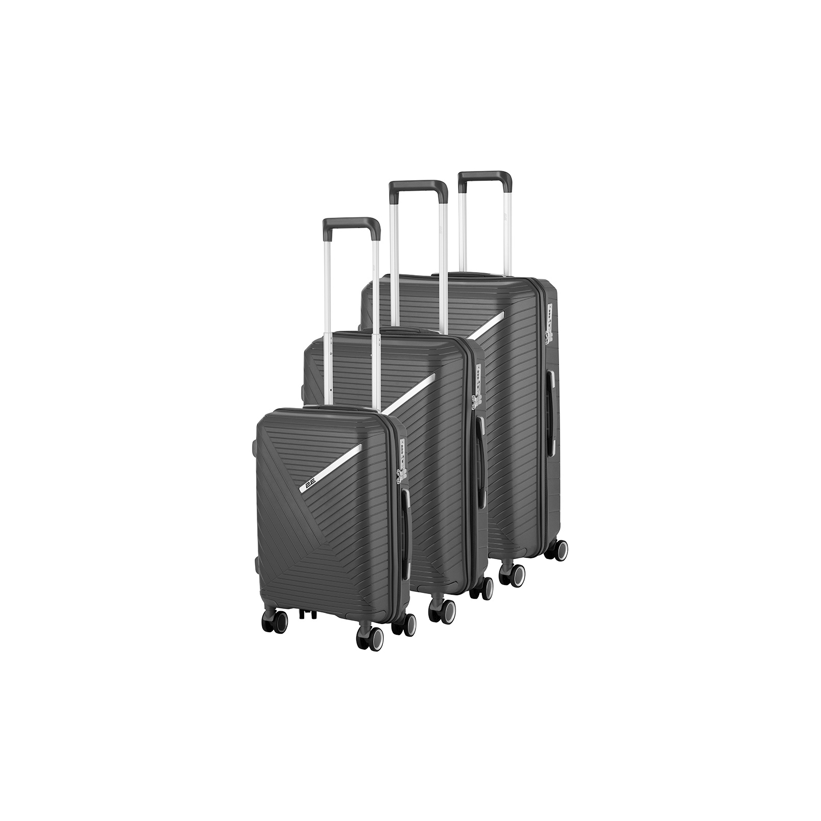 Набір валіз 2E Sigma (L+M+S) графіт (2E-SPPS-SET3-GR) зображення 3
