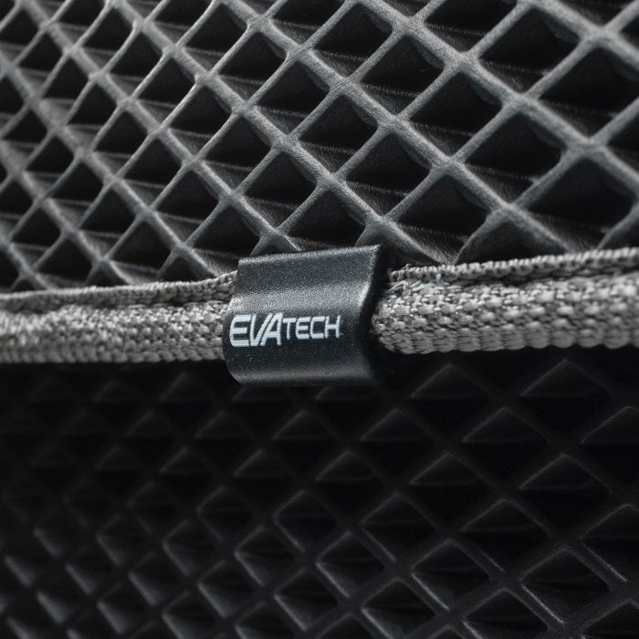 Сумка-органайзер EVAtech L-PRO 32x75x30 см. Ромб черный с серым кантом (BS13641OL3RBG) изображение 2