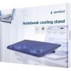 Подставка для ноутбука Gembird до 15.6", 2x125мм вентиляторы, черный (NBS-2F15-05) изображение 6