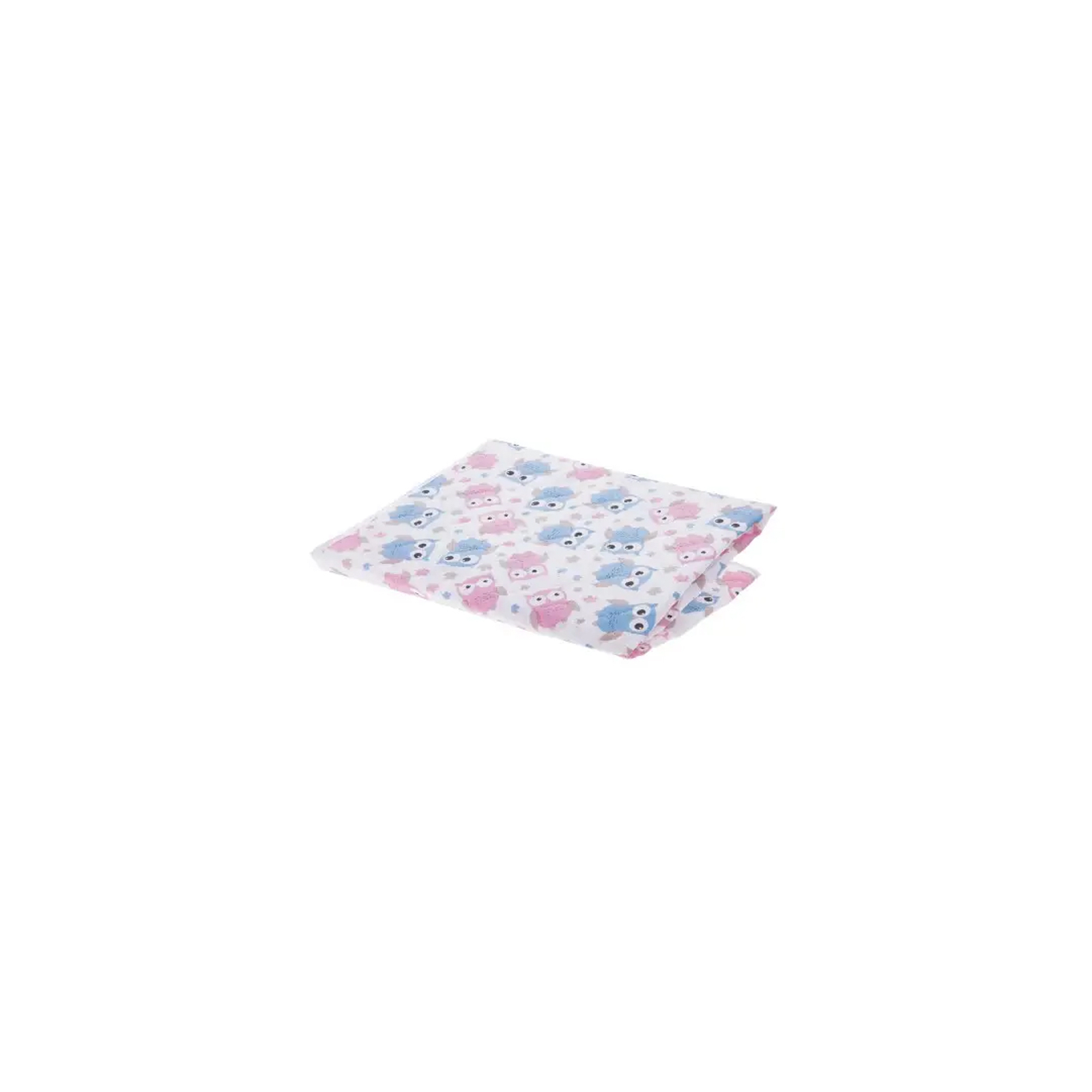 Пелюшки для малюків Lionelo 55 x 70 см блакитні/рожеві сови (A0254)