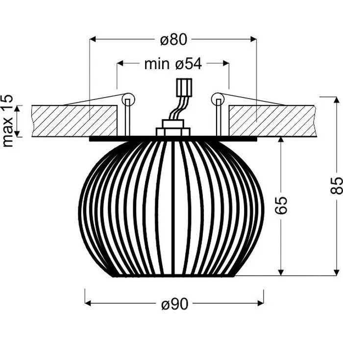 Світильник точковий Candellux 2268750 SK-93 (2268750) зображення 4