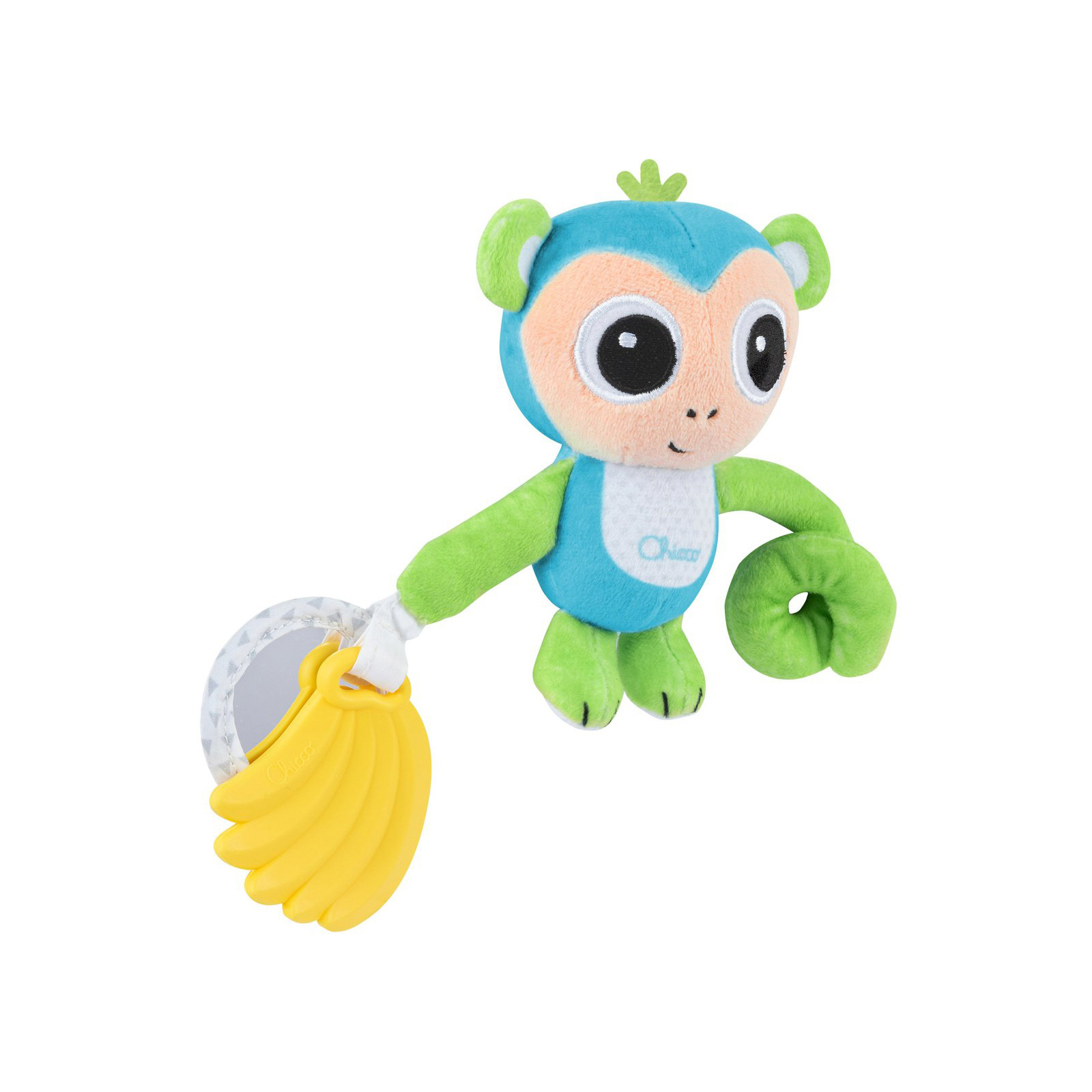 Іграшка на коляску Chicco Мавпа брязкальце м'яка (8058664164875) (11568.00) зображення 2