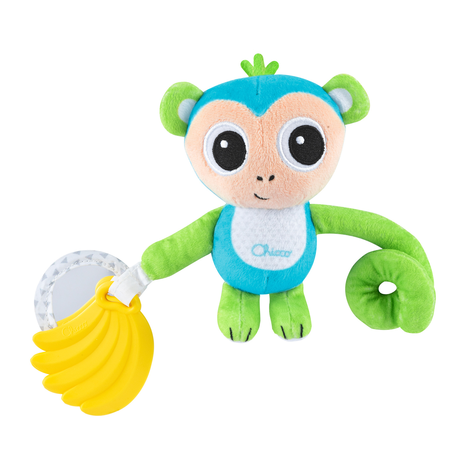 Іграшка на коляску Chicco Мавпа брязкальце м'яка (8058664164875) (11568.00)