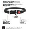 Нашийник для тварин WAUDOG Glamour з QR паспортом, круглий, XL рожевий (35317) зображення 3