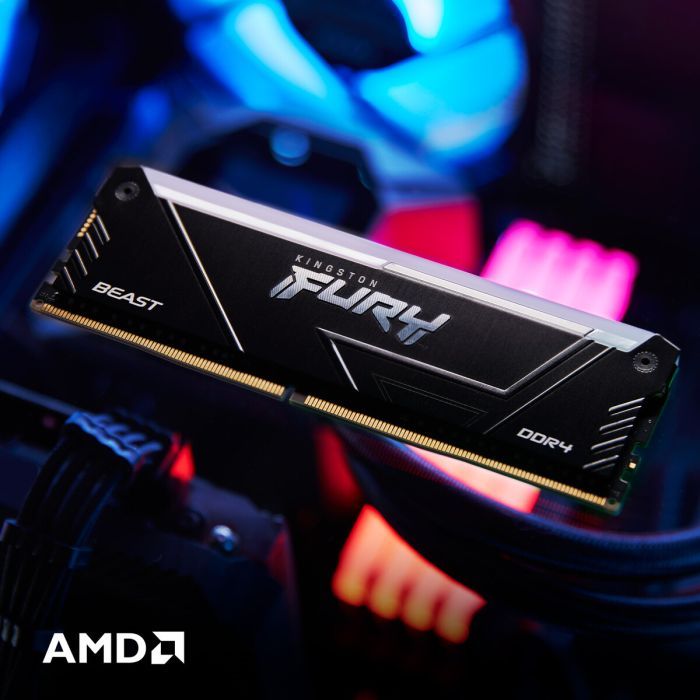 Модуль памяти для компьютера DDR4 32GB 3200 MHz Beast RGB Kingston Fury (ex.HyperX) (KF432C16BB2A/32) изображение 10