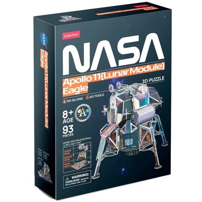 Пазл Cubic Fun 3D NASA Місячний модуль Орел місії Аполлон-11 (DS1058h)
