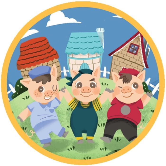 Интерактивная игрушка Ambo Funtamin Аудиосказка с проектором Трое поросят (AF6339TP) изображение 2
