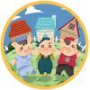 Интерактивная игрушка Ambo Funtamin Аудиосказка с проектором Трое поросят (AF6339TP) изображение 2