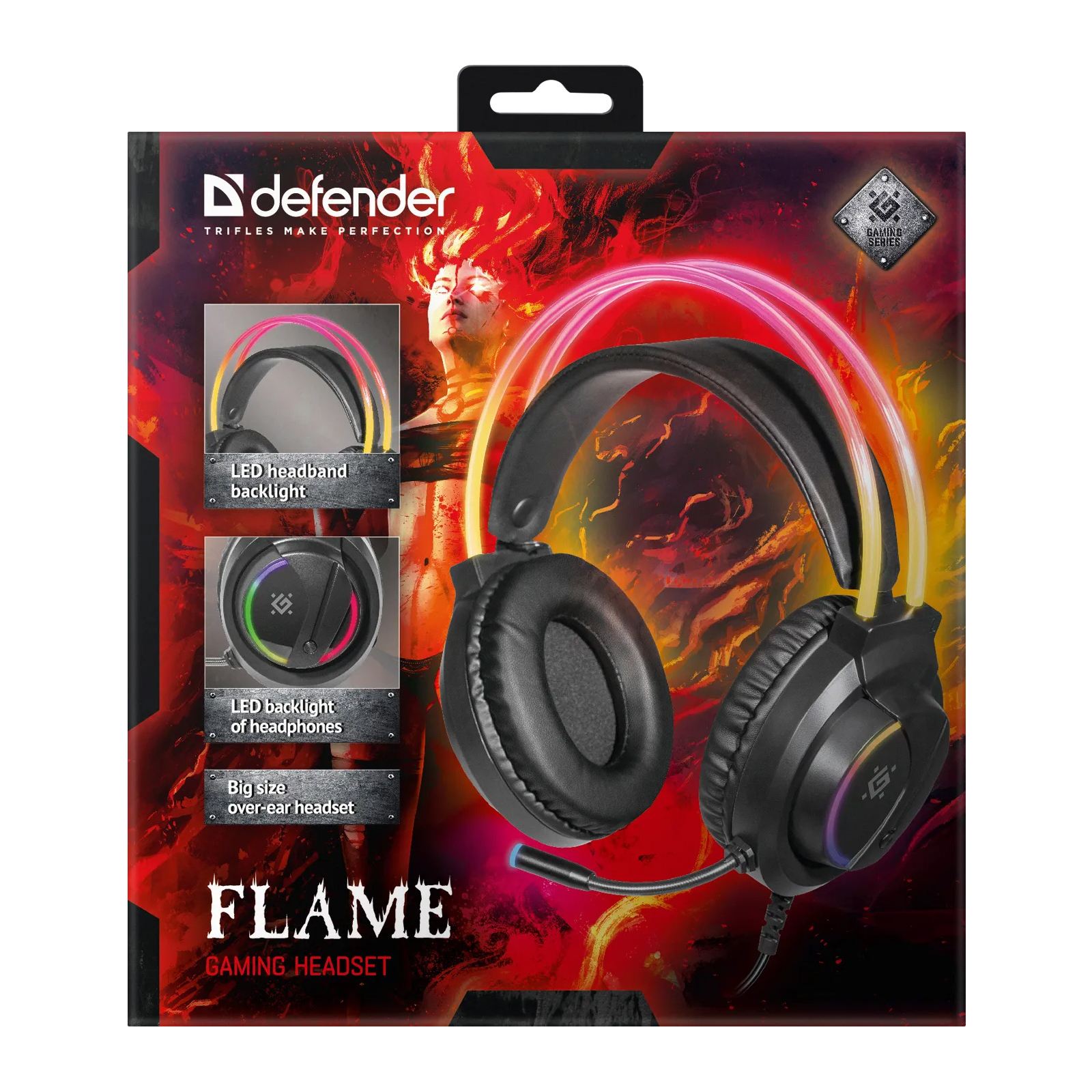 Навушники Defender Flame RGB Black (64555) зображення 11