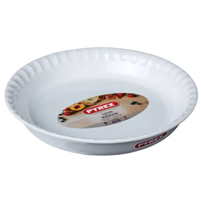 Форма для выпечки Pyrex Supreme white кругла 25 см (SU25BA1/7646) изображение 2