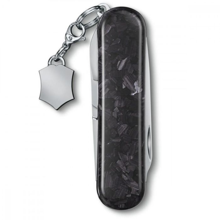 Нож Victorinox Classic SD Brilliant Carbon + брелок-лого (0.6221.90) изображение 4