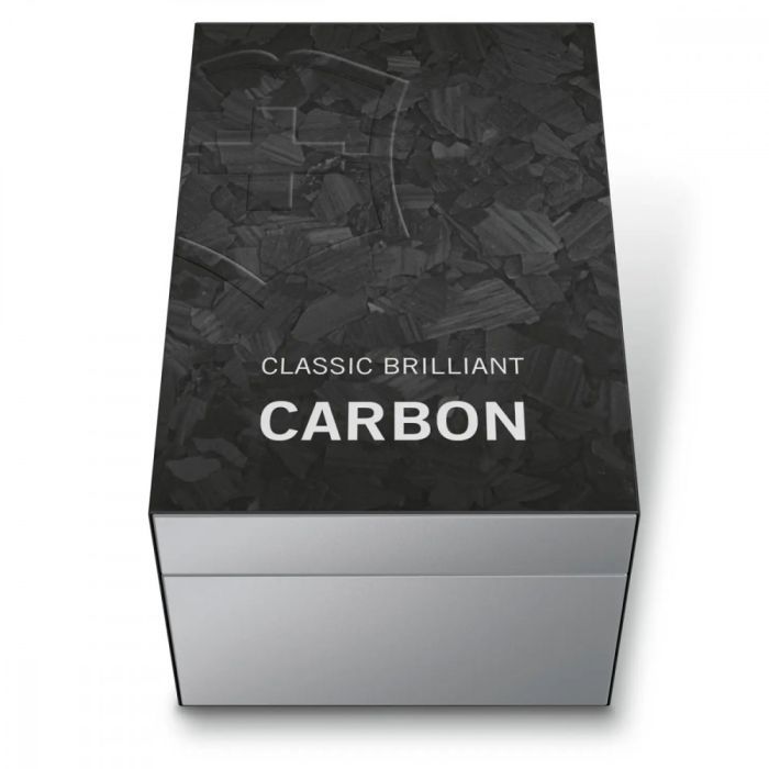 Нож Victorinox Classic SD Brilliant Carbon + брелок-лого (0.6221.90) изображение 6