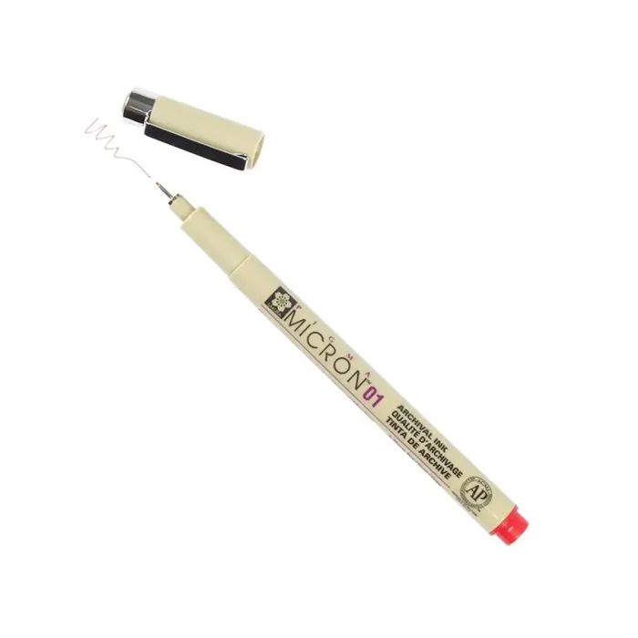 Лайнер Sakura Pigma Micron (0.1) 0,25 мм Сірий (084511333666) зображення 2