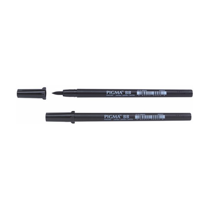 Лайнер Sakura PIGMA PEN Brush BB, Черный (084511399228)
