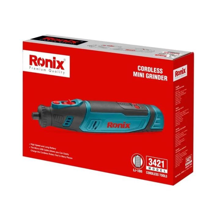 Гравер Ronix акумуляторний, набір (3421) зображення 8