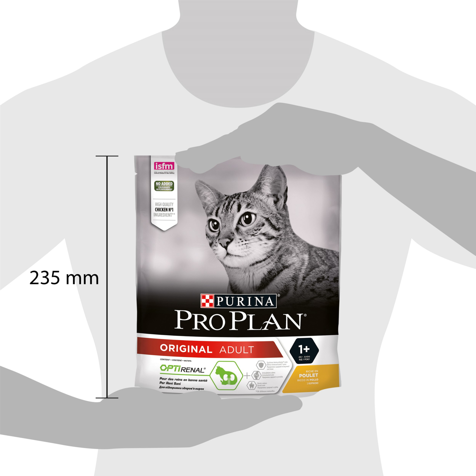 Сухой корм для кошек Purina Pro Plan Original с курицей 400 г (7613036545068) изображение 3
