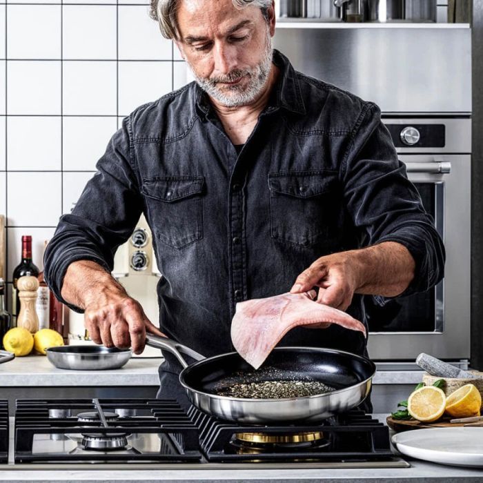 Сковорода KitchenAid MSS 28 см з керамічним покриттям (CC004950-001) зображення 5
