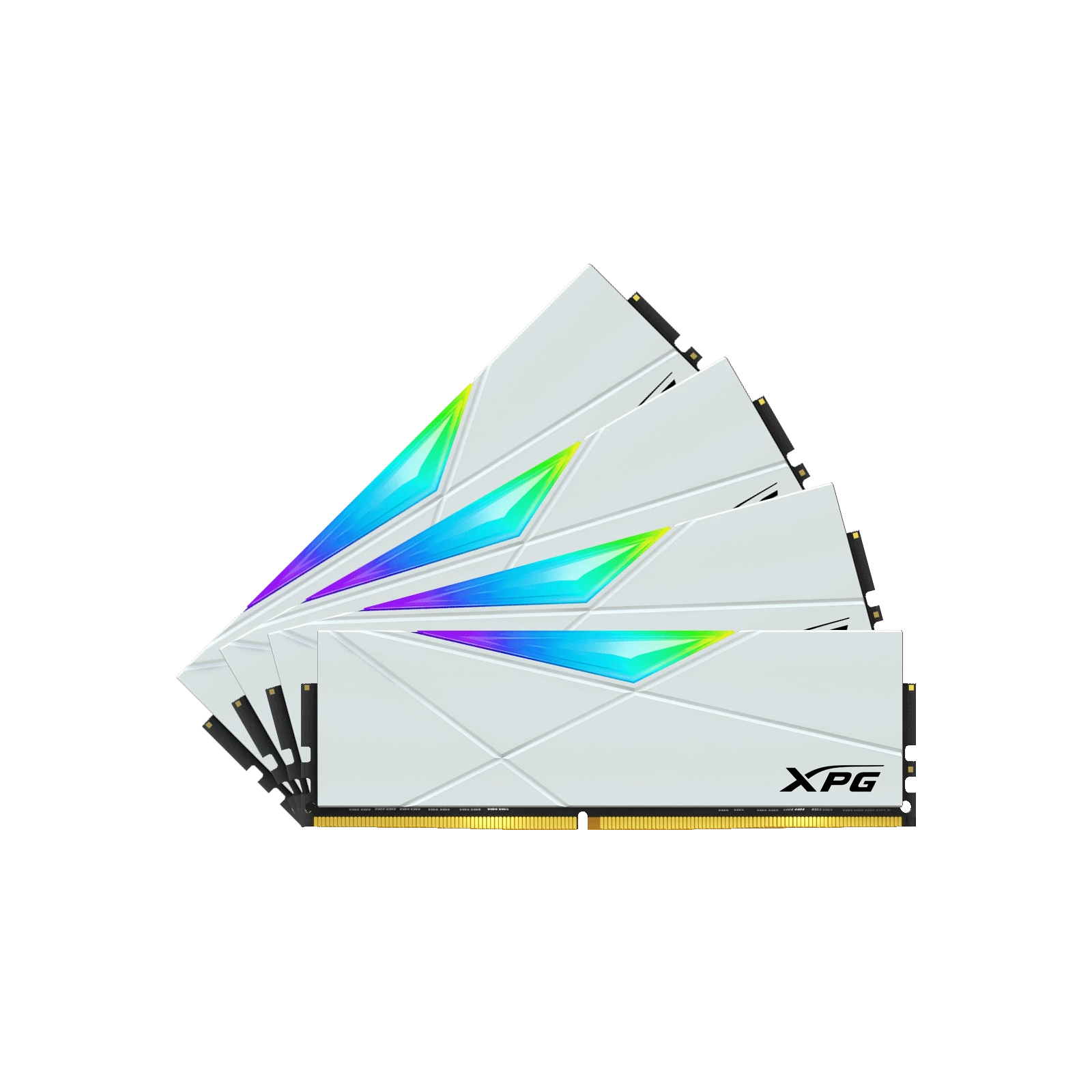Модуль памяти для компьютера DDR4 64GB (4x16GB) 3600 MHz XPG Spectrix D50 RGB White ADATA (AX4U360016G18I-QCWH50) изображение 3