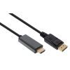 Кабель мультимедийный DisplayPort M to HDMI M 1.8m V1.4/V2.1 4K120/8K60 Vinga (VCPDP14HI211.8) изображение 2