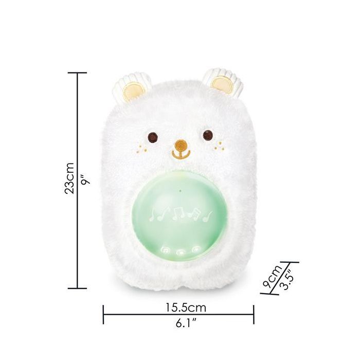 Ночник Hape Музыкальная игрушка-ночник Медвежонок белый (E0115) изображение 2