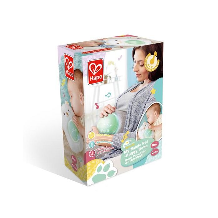 Ночник Hape Музыкальная игрушка-ночник Медвежонок белый (E0115) изображение 6