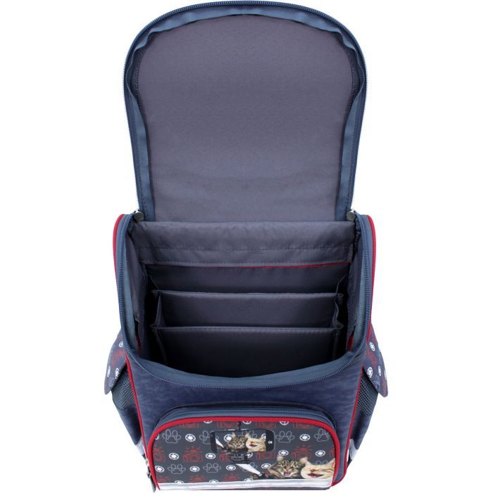 Портфель Bagland с фонариками Успех 12 л. сірий 188к (00551703) (80213852) изображение 4