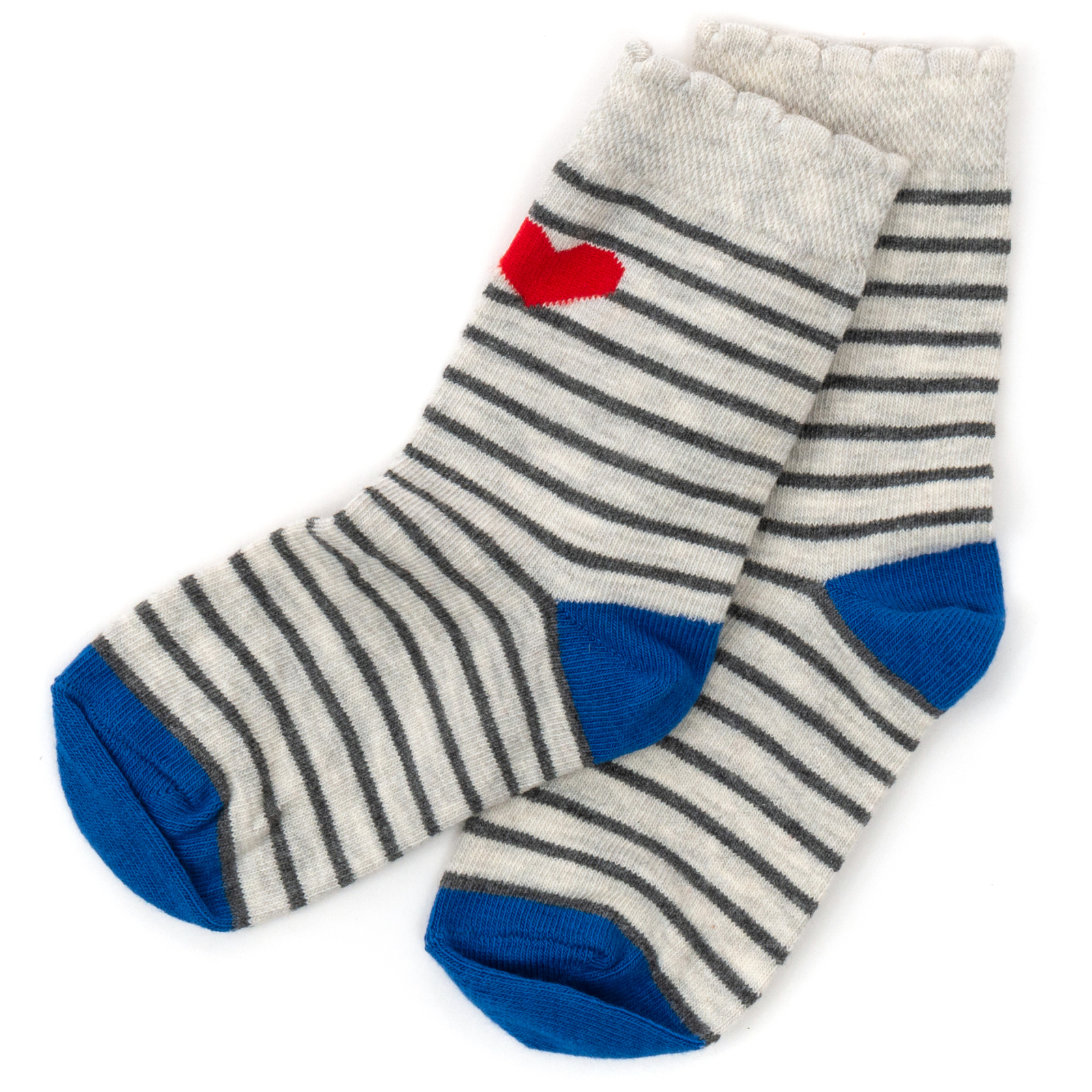 Шкарпетки дитячі Bross із сердечками (17195-3G-red)
