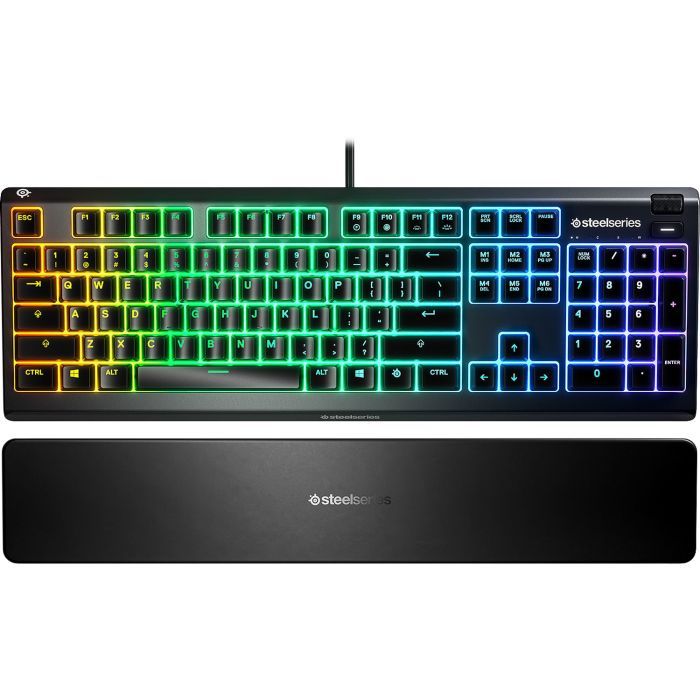 Клавиатура SteelSeries Apex 3 USB UA Black (64795) изображение 3