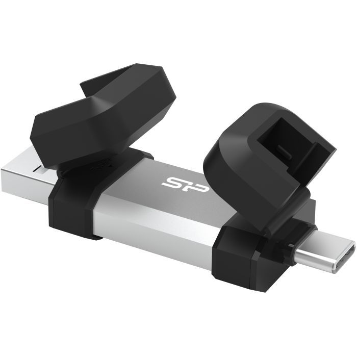 USB флеш накопичувач Silicon Power USB 256G SILICON POWER usb3.2+TypeC Mobile C51 (SP256GBUC3C51V1S) зображення 3