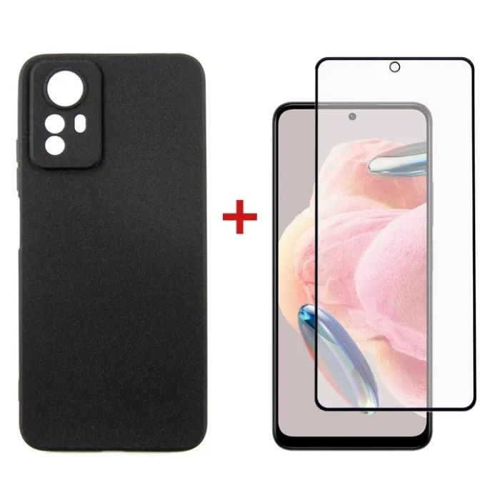 Чохол до мобільного телефона Dengos Kit for Xiaomi Redmi Note 12s case + glass (Mint) (DG-KM-46)