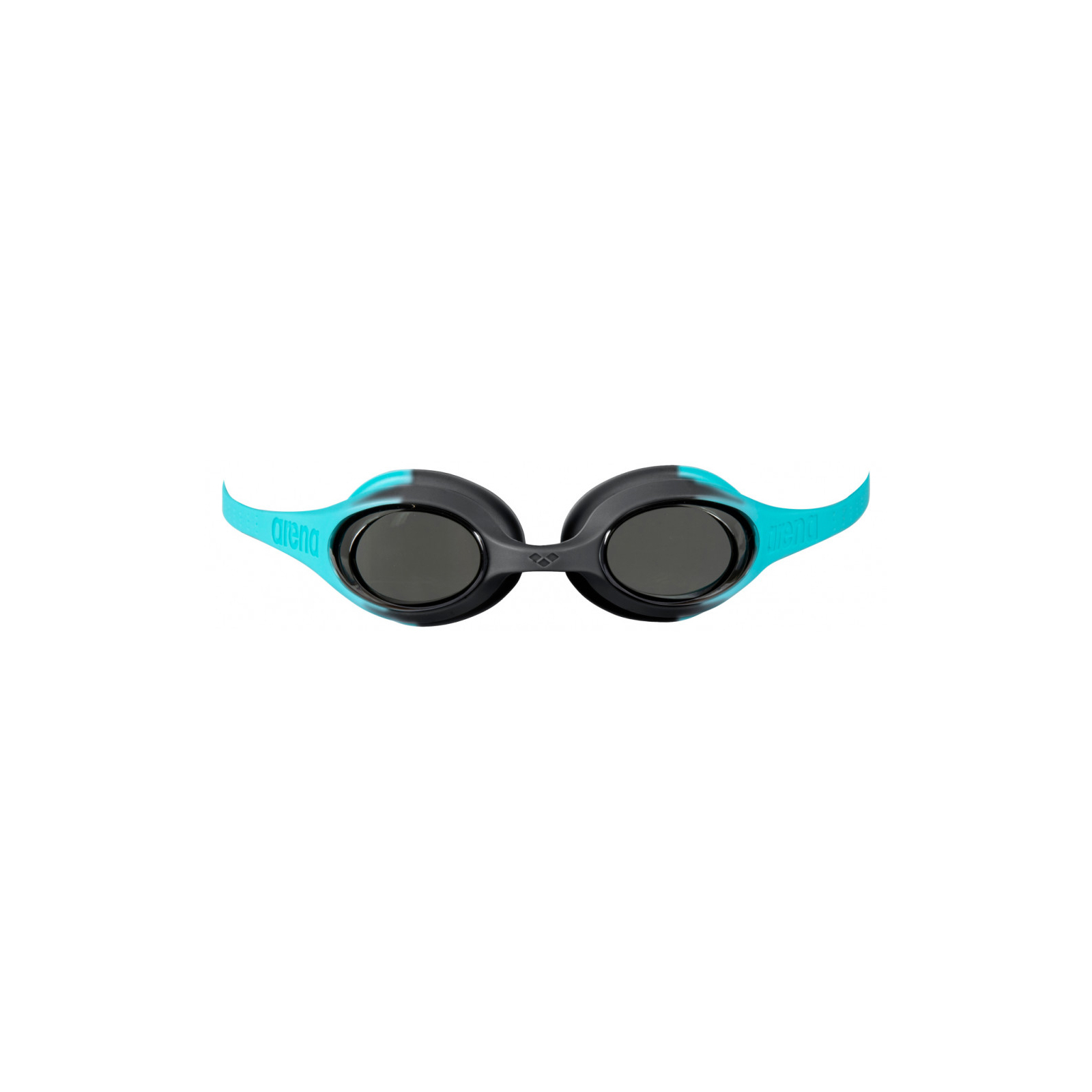 Окуляри для плавання Arena Spider Kids димчастий, чорний, м'ятний 004310-201 (3468336576267) зображення 2
