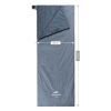 Спальный мешок Naturehike надлегкий Ultralight LW180 NH21MSD09 лівий (15°C) p-p XL сіро-синій (6927595777978-L) изображение 2