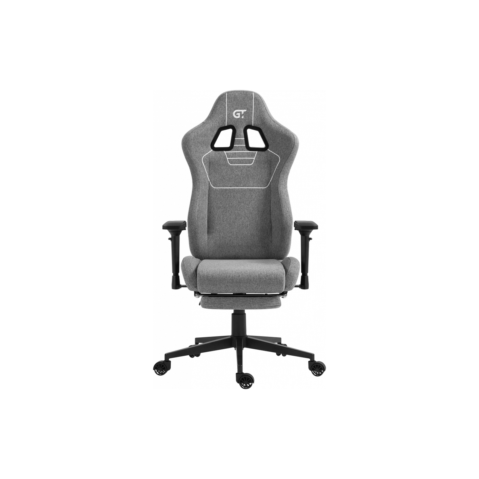 Кресло игровое GT Racer X-2305 Gray/Black (X-2305 Fabric Gray/Black) изображение 6