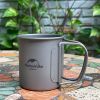 Чашка туристическая Naturehike NH20CJ005 титанова з ручкою 450 мл (6927595745786) изображение 5