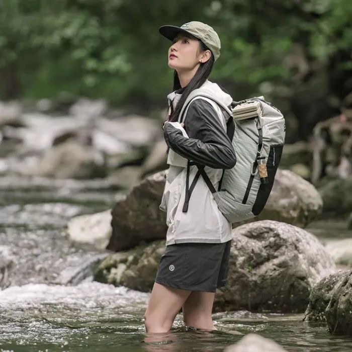 Рюкзак туристический Naturehike NH20BB206 20 л графіт в клітинку (6927595772751) изображение 4