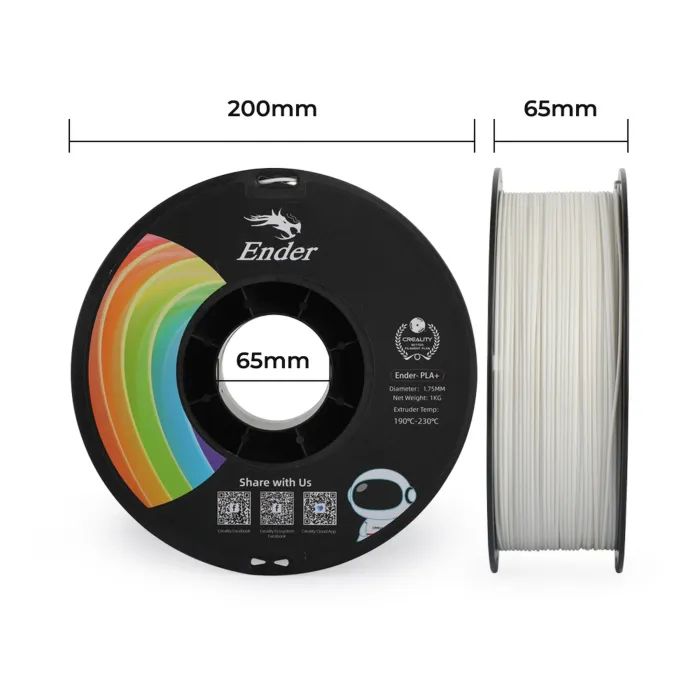 Пластик для 3D-принтера Creality PLA+ 1кг, 1.75мм, orange (3301010307) изображение 7
