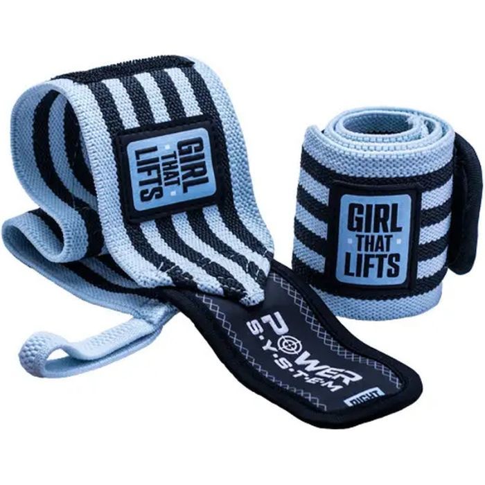 Бинт для спорта Power System PS-3510 Wrist Wraps GTL Blue (PS-3510BU-0)
